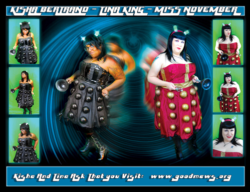 Tina King & Kisha Bertrand Dalek Dresses